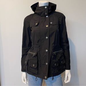 BURBERRY BRIT Utility Nylon Jacket in Black